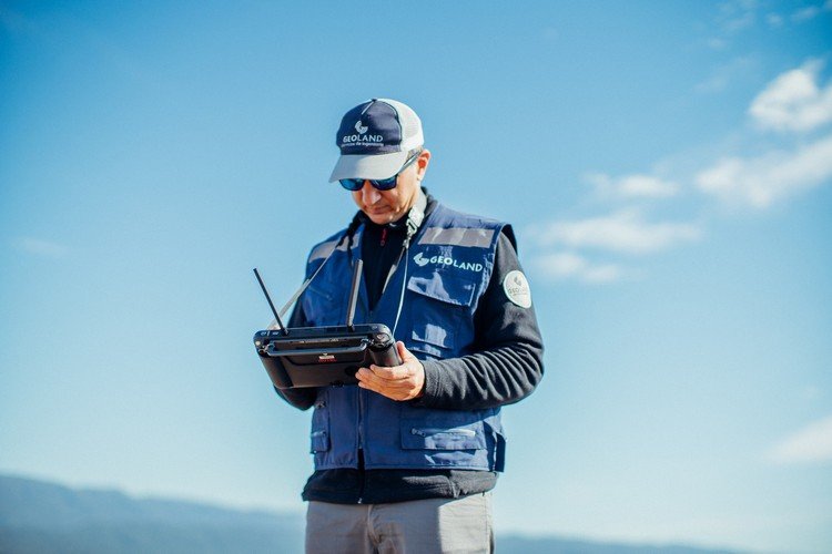 Professional working on infrastructure