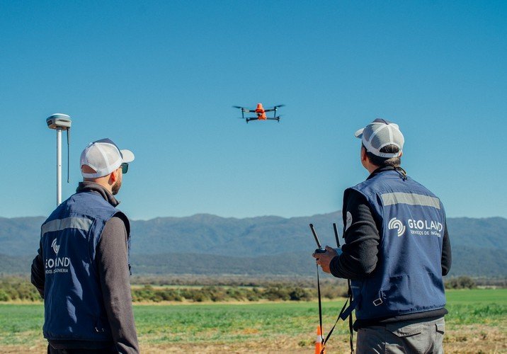 Technical team conducting a survey